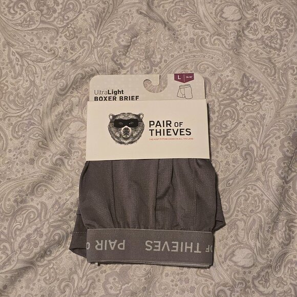 (4) Single Packs of Men's PAIR of THIEVES Boxer Briefs - Large - 34-36 - Picture 3 of 6